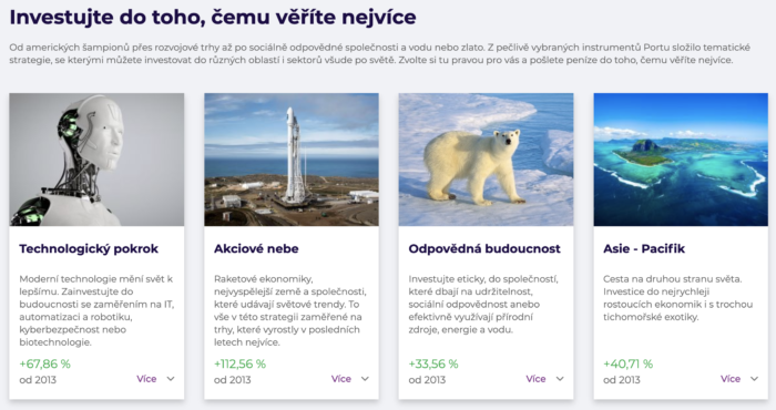 Přehled oficiálních Portu strategií